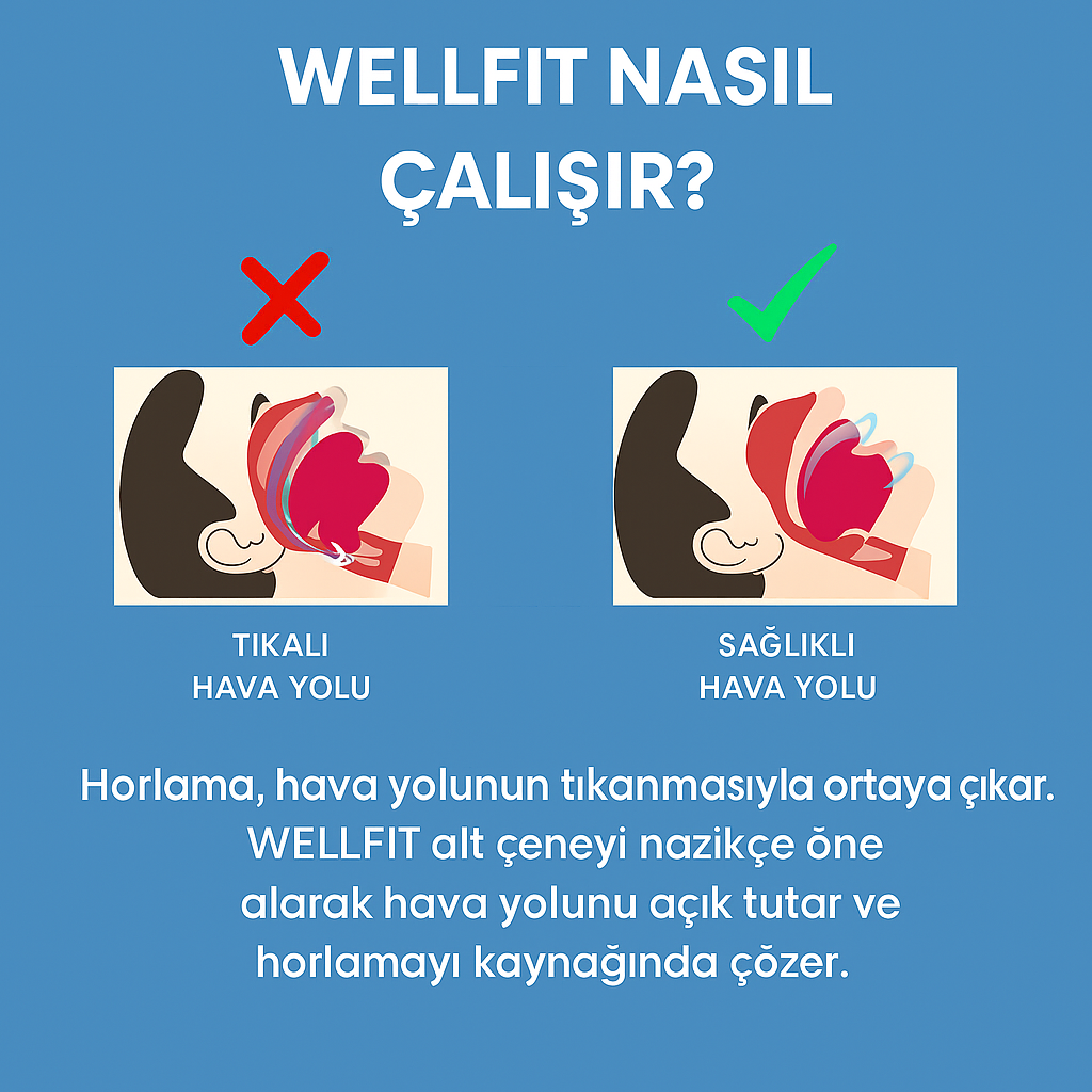 WellFit Pro®Ayarlanabilir Horlama Önleyici Ağızlık